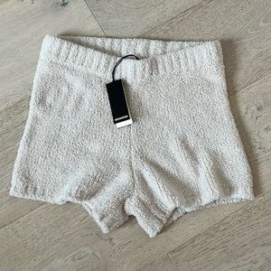 Monrow cozy plush shorts